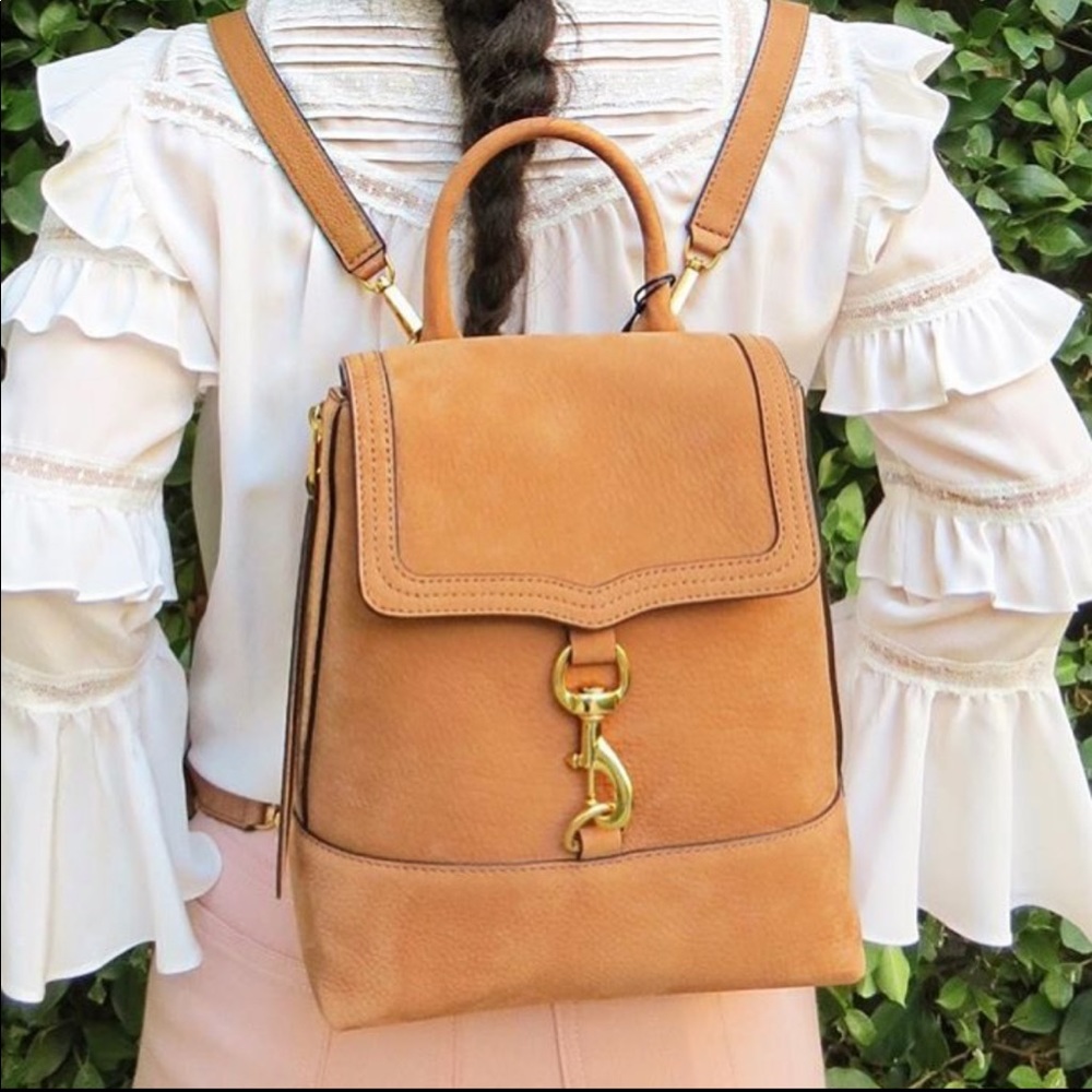 Rebecca Minkoff Tan Leather Backpack